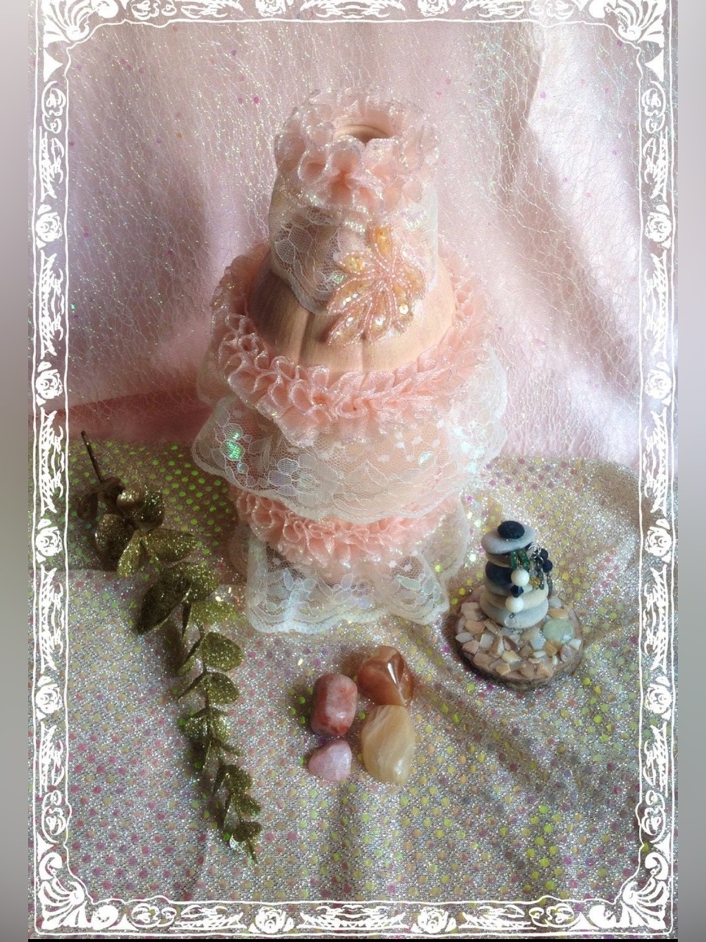 Hand Crafted Celestial Fairy Gypsy Bottle